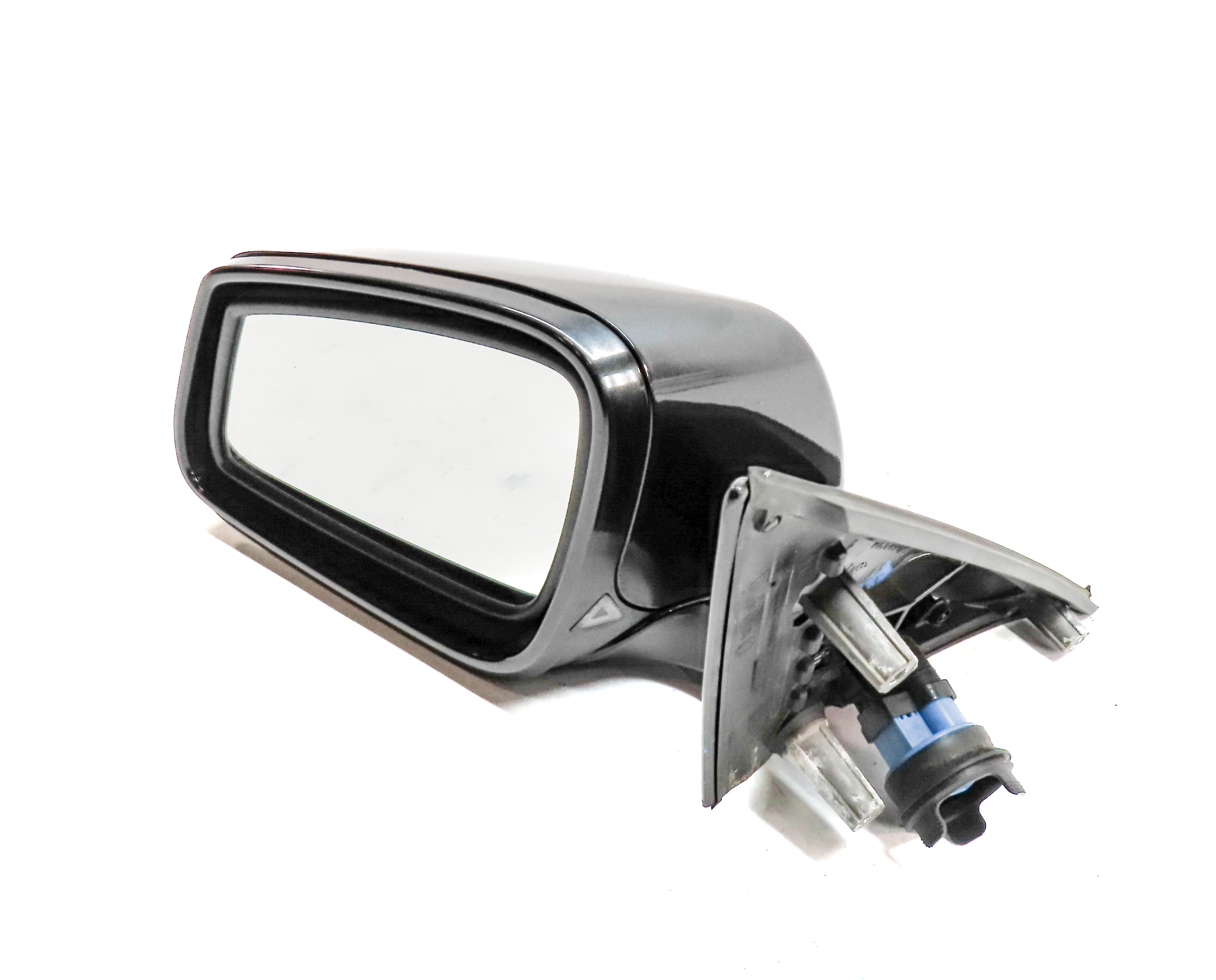 11-12 BMW 528i 535i 550i (F10) LEFT P-FOLD AUTODIM CAMERA DOOR MIRROR (Gray) — exact item pictured